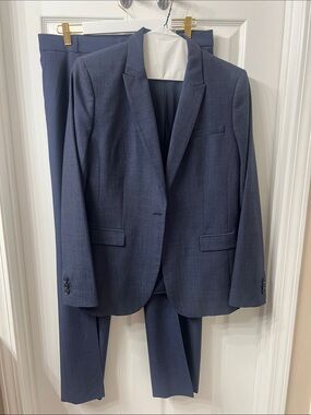 Banana Republic Navy Blue Tailored Dress Pants